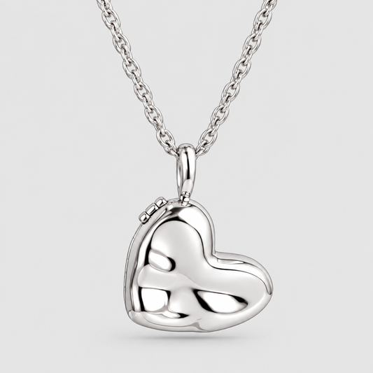 Love Petite Heart Locket Necklace