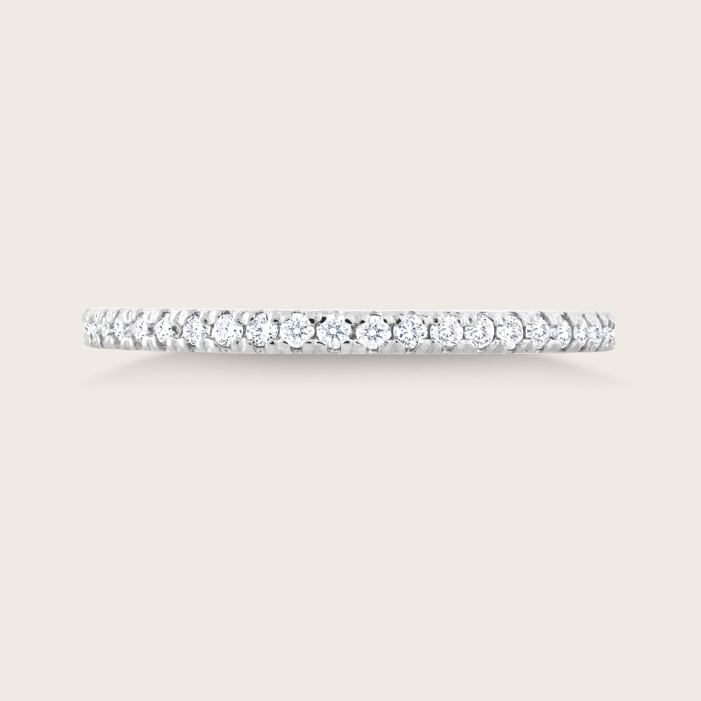 14k Gold Petite Lab Grown Diamond Eternity Band Ring