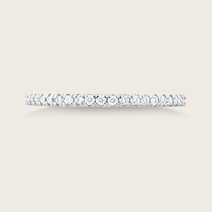 14k Gold Petite Lab Grown Diamond Eternity Band Ring