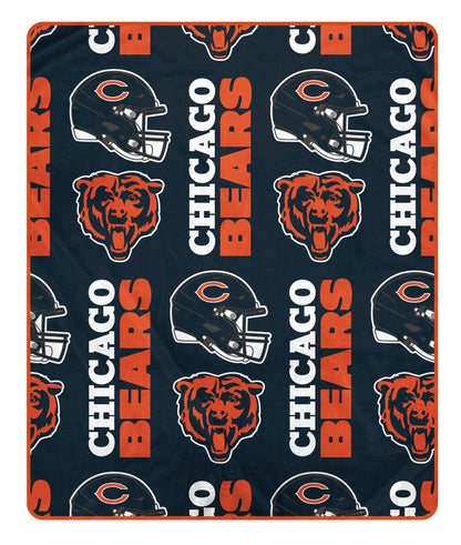 NFL Team All-Over Logo Soft Fleece Throw