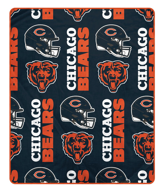 NFL Team All-Over Logo Soft Fleece Throw
