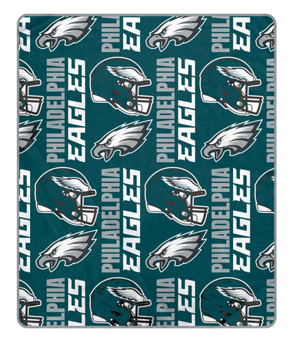 NFL Team All-Over Logo Soft Fleece Throw