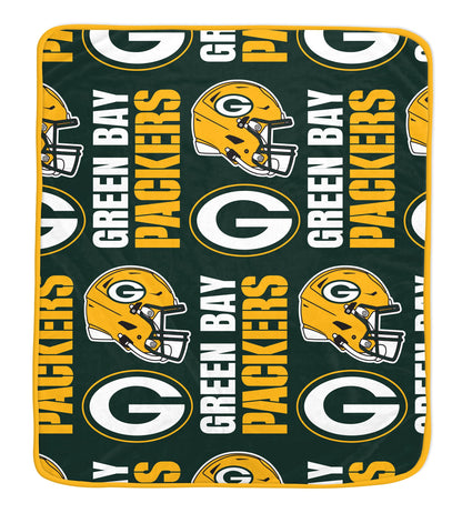 NFL Team All-Over Logo Soft Fleece Throw