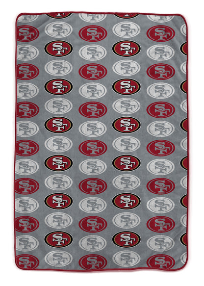 NFL Team Logomania Oversized Fleece Blanket