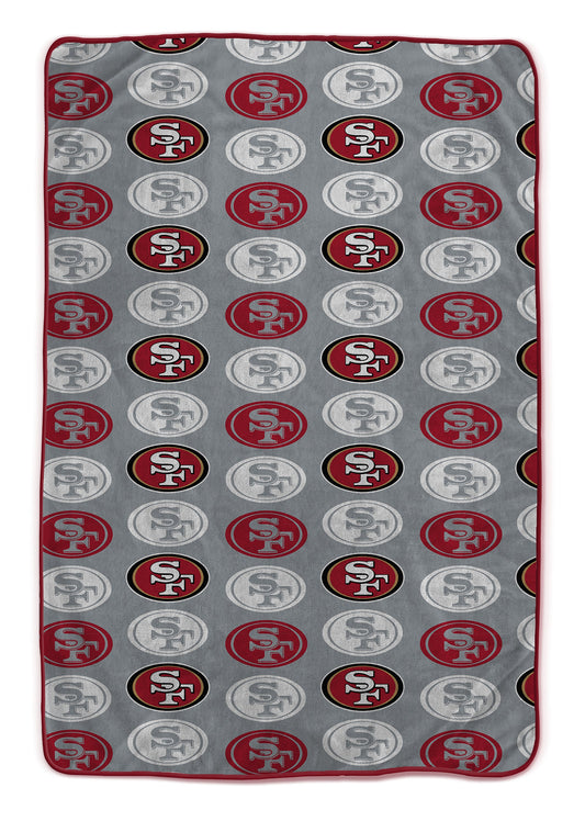 NFL Team Logomania Oversized Fleece Blanket