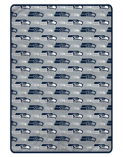 NFL Team Logomania Oversized Fleece Blanket