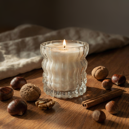 Noix 8oz Candle – Chestnut & Spice