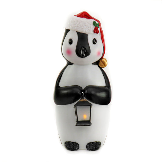 23 in. Pre-Lit Vintage Penguin