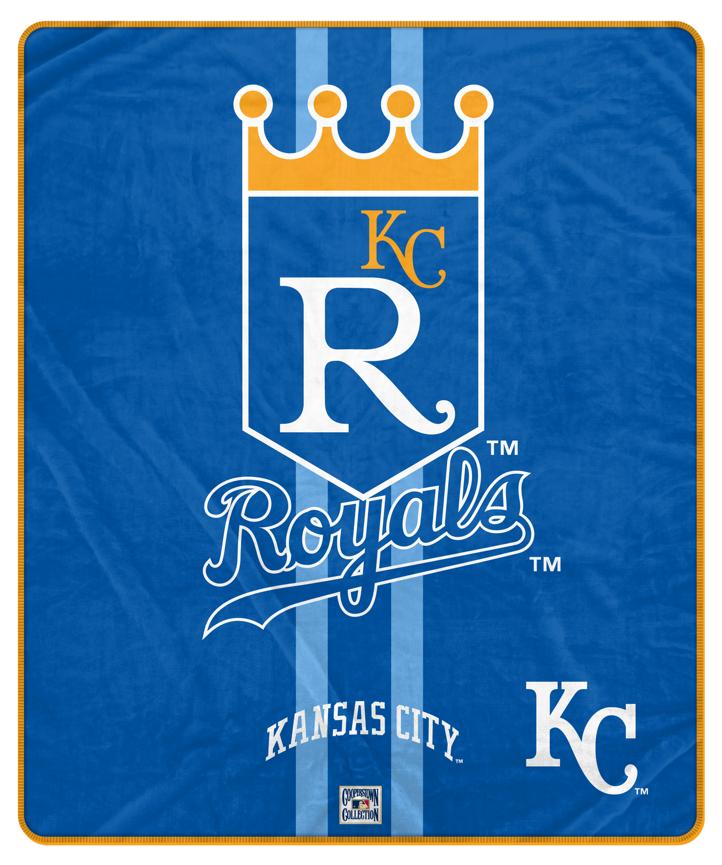 Kansas City Royals MLB Vintage Landscape 60" X 72" Ultra Soft Blanket