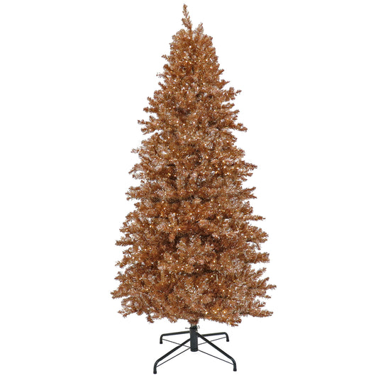 9 ft. Pre-Lit Rose Gold Christmas Tree