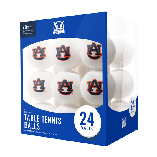 Auburn Tigers Ping Pong Balls (24-Pack)