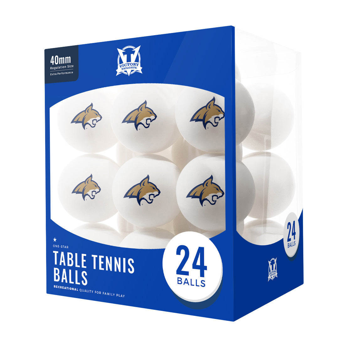Montana State Bobcats Ping Pong Balls (24-Pack)