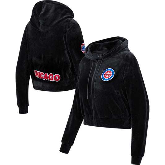 Chicago Cubs MLB Velour Jacket