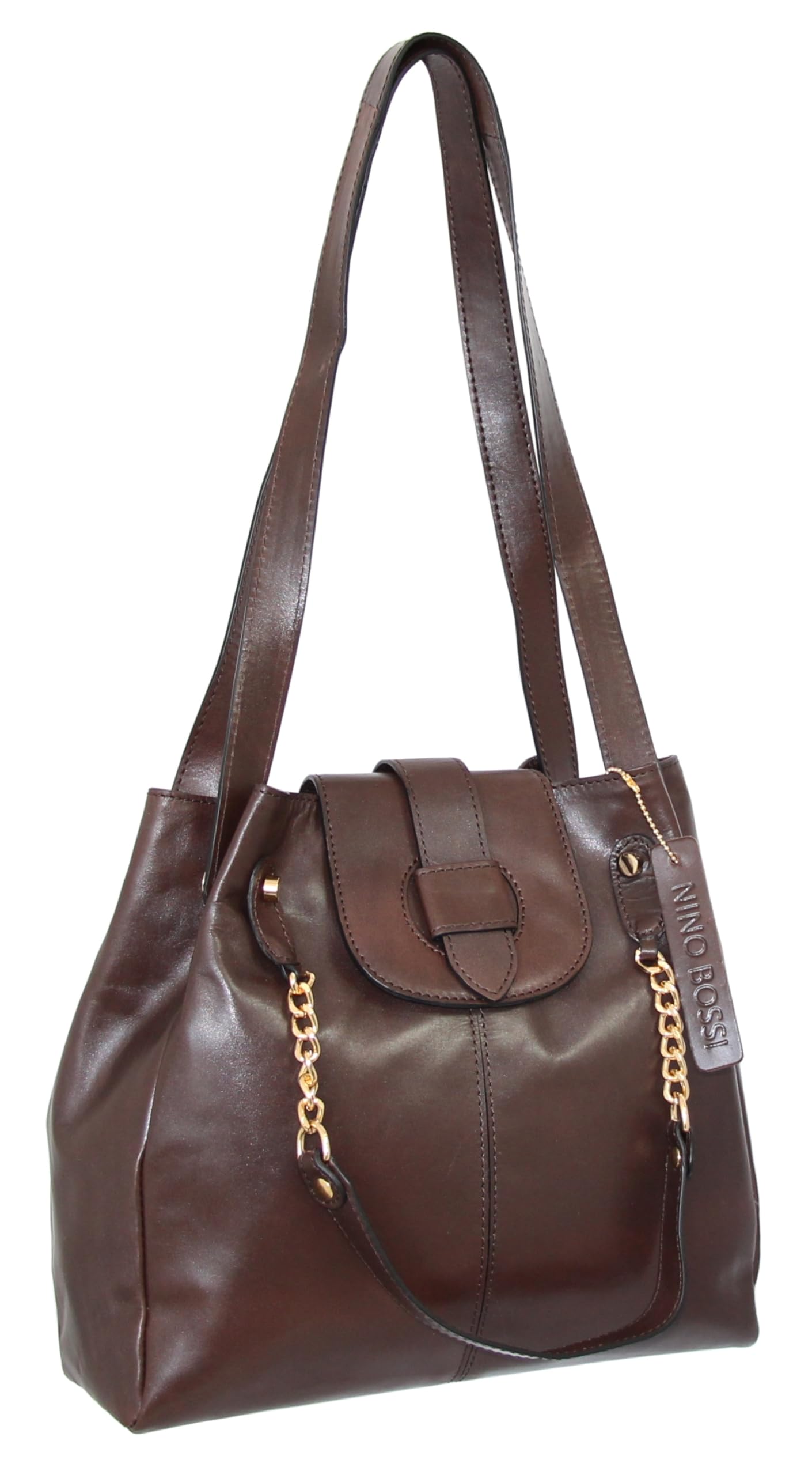 Janet Shoulder Bag in Chocolate