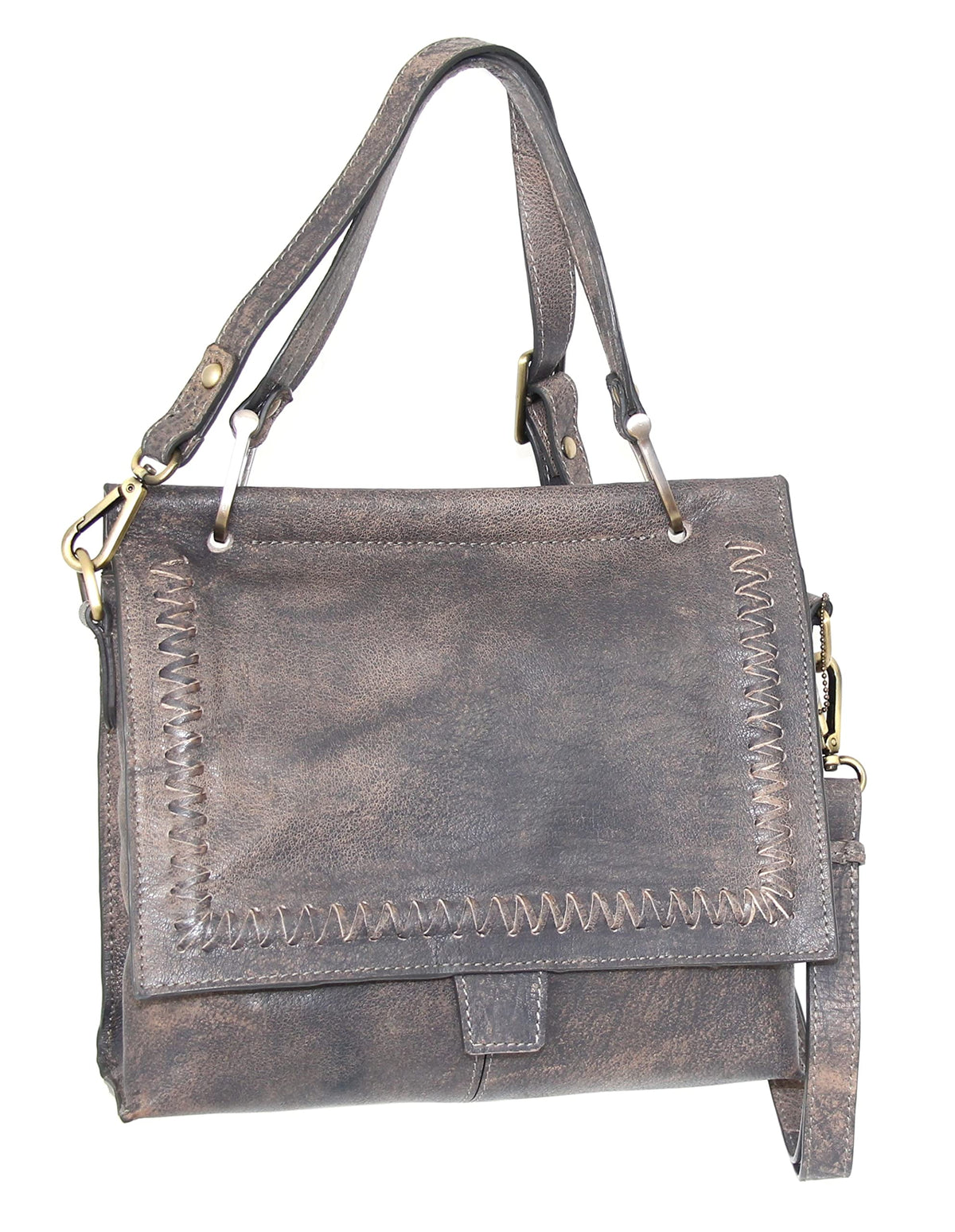 Nino Bossi Handbags Cleopatra Satchel - Grey