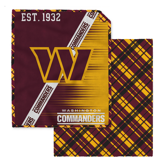 Washington Commanders NFL Team Heritage Soft Blanket 60x80