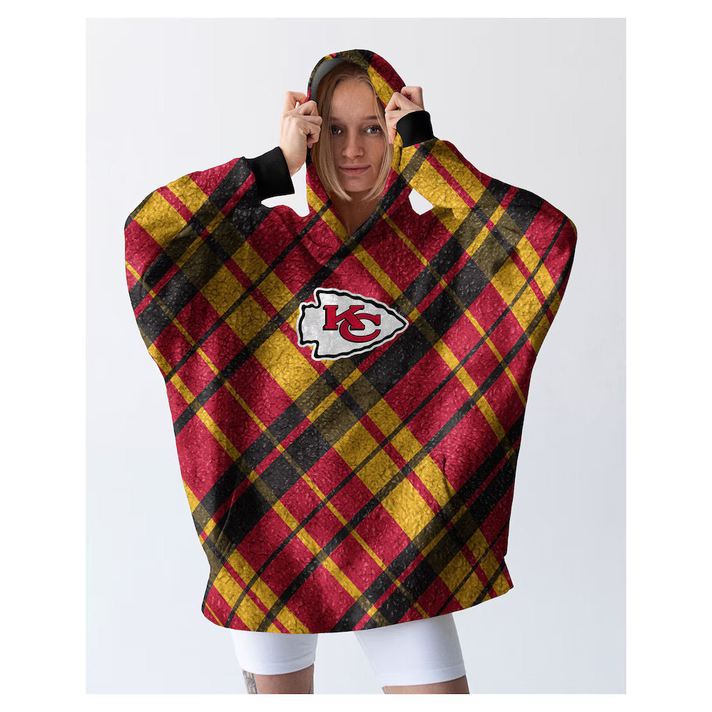 NFL Team Hooded Sherpa Blanket