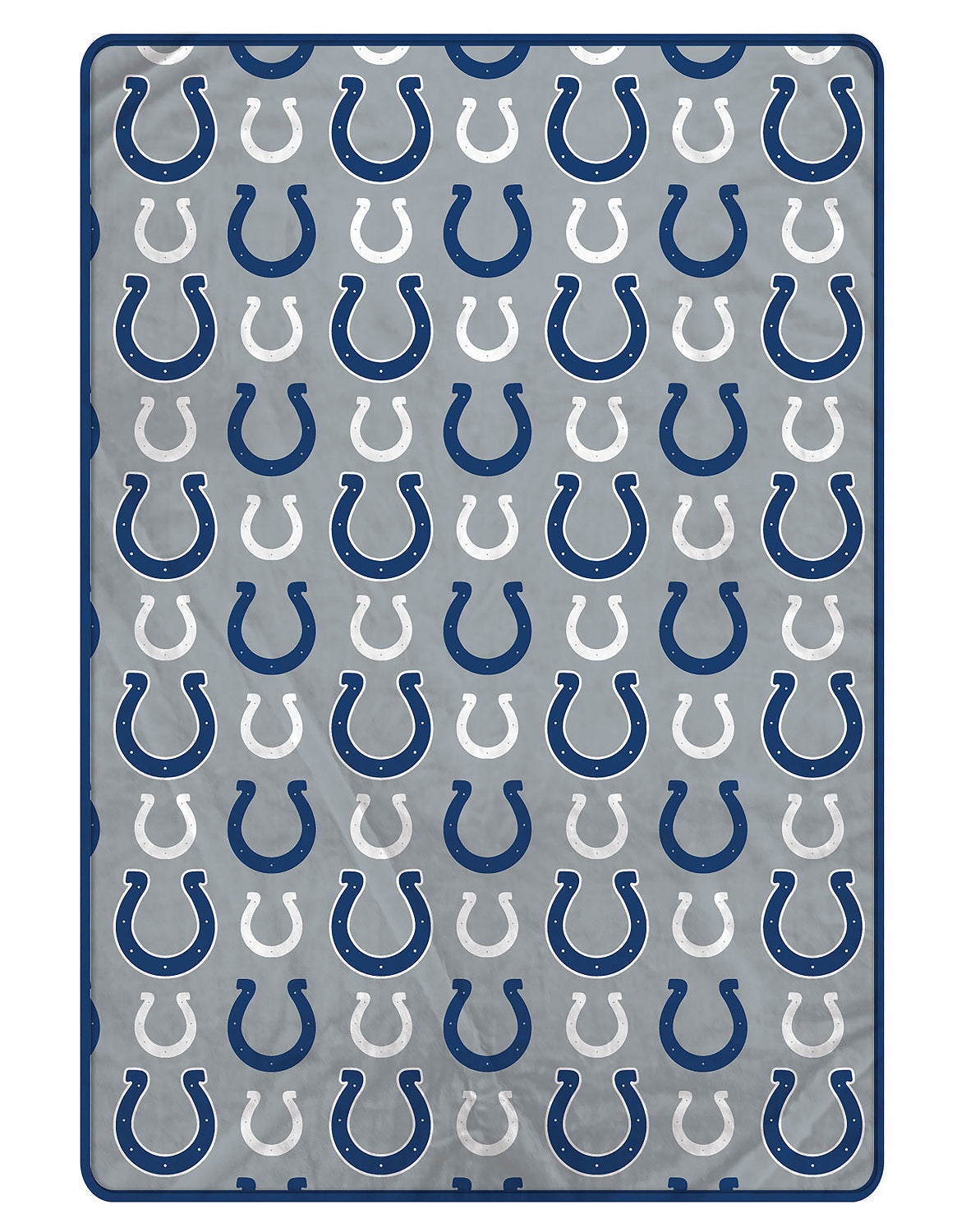Indianapolis Colts NFL Team Logomania XL Blanket 66x95
