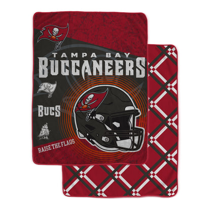 NFL Team Helmet Oversized Fleece Blanket