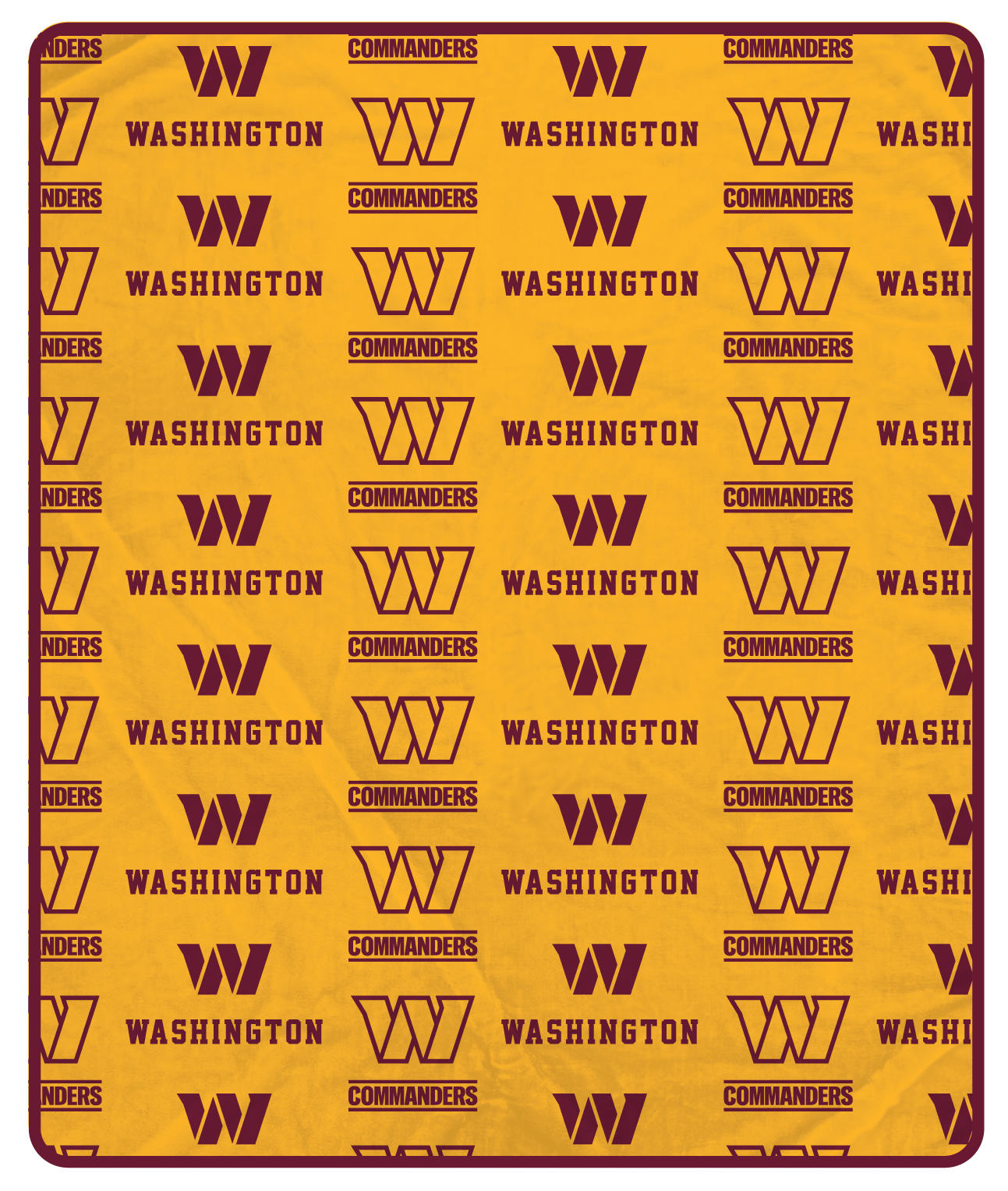 Washington Commanders NFL Team Logo Stadium Blanket 60x70