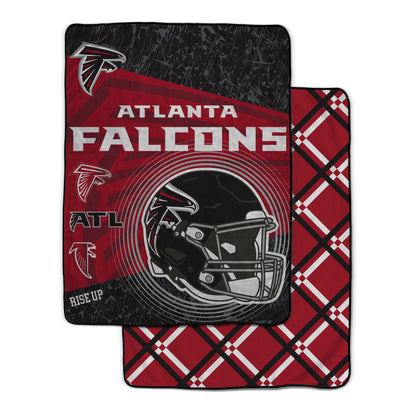 NFL Team Helmet Oversized Fleece Blanket