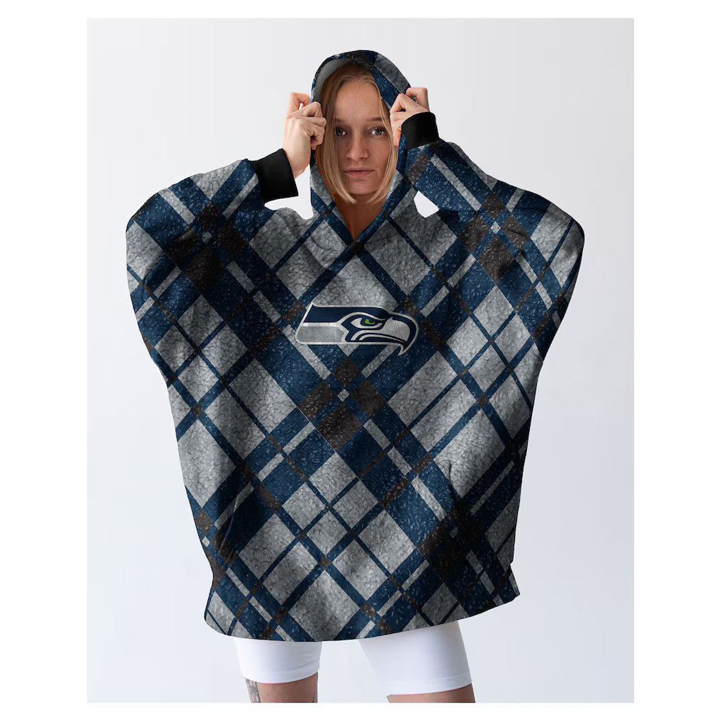 NFL Team Hooded Sherpa Blanket