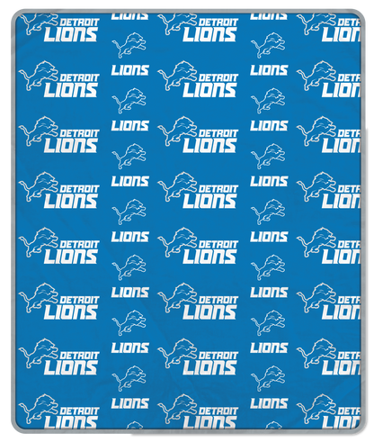 NFL Team Repeating Logo Fleece Throw