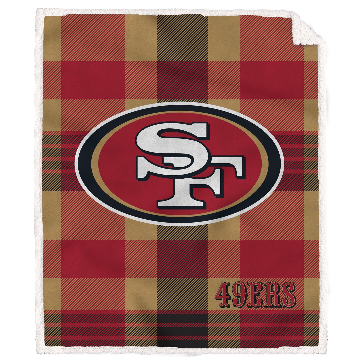 NFL Team Classic Plaid Sherpa Blanket