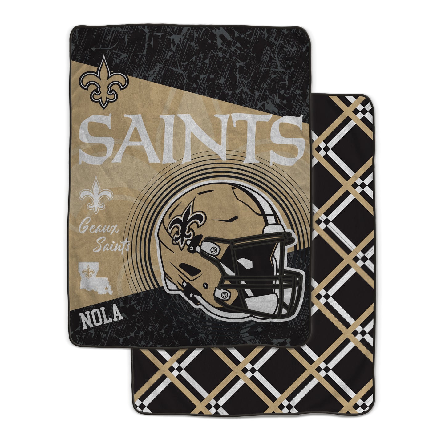 NFL Team Helmet Oversized Fleece Blanket