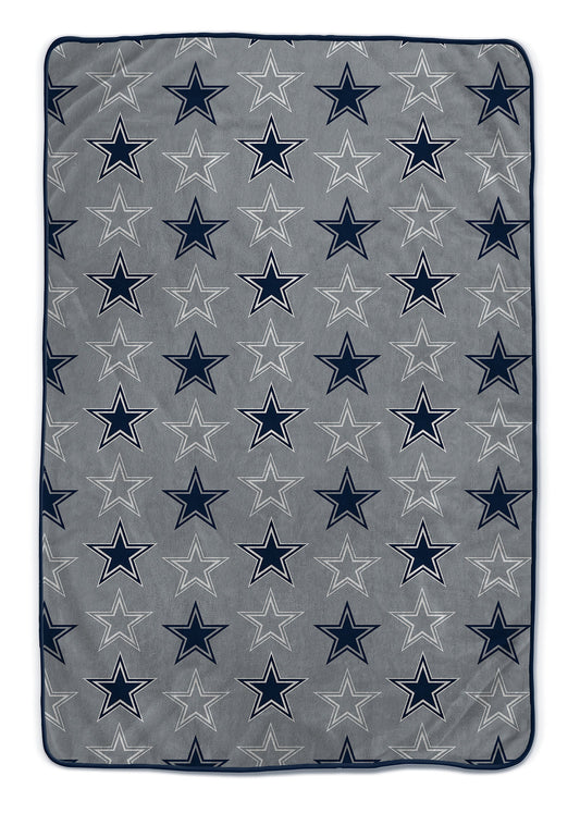 Dallas Cowboys NFL Team Logomania XL Blanket 66x95