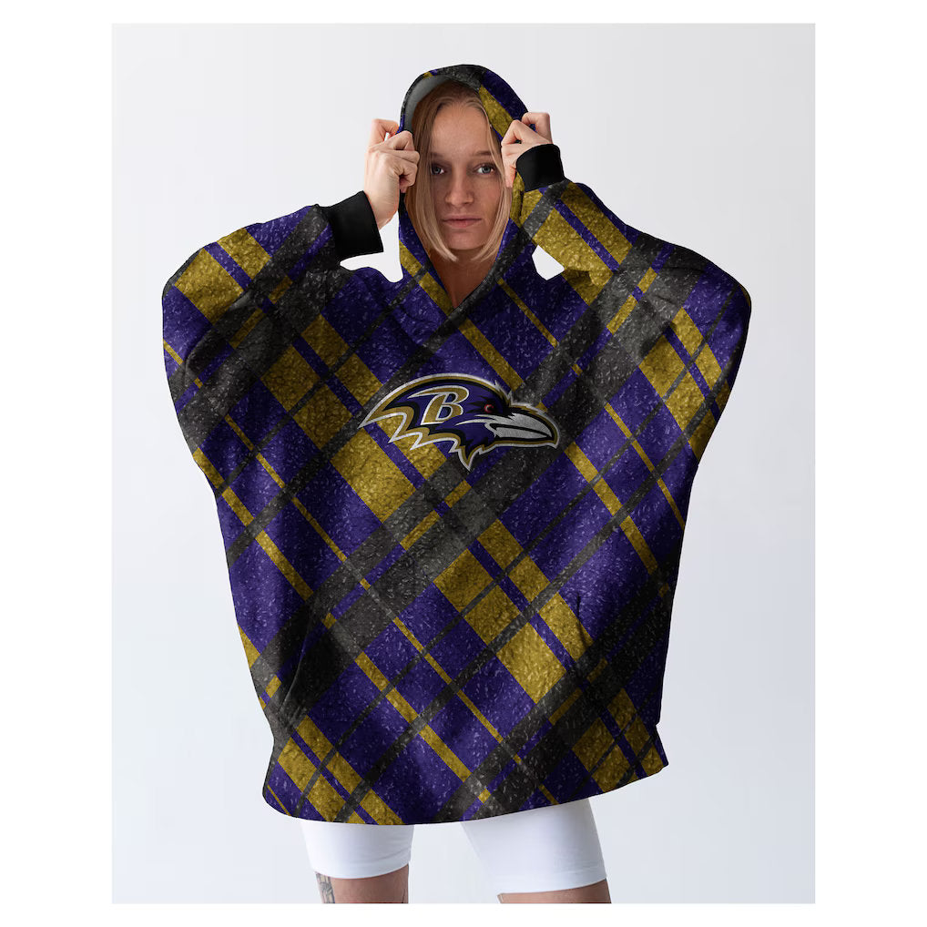 NFL Team Hooded Sherpa Blanket