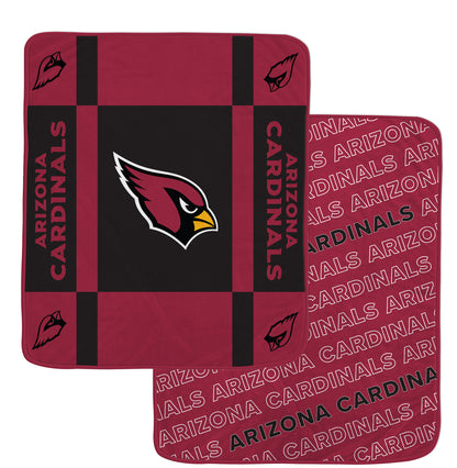 NFL Team Reversible Logo Fleece Throw