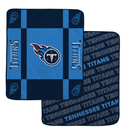 NFL Team Reversible Logo Fleece Throw