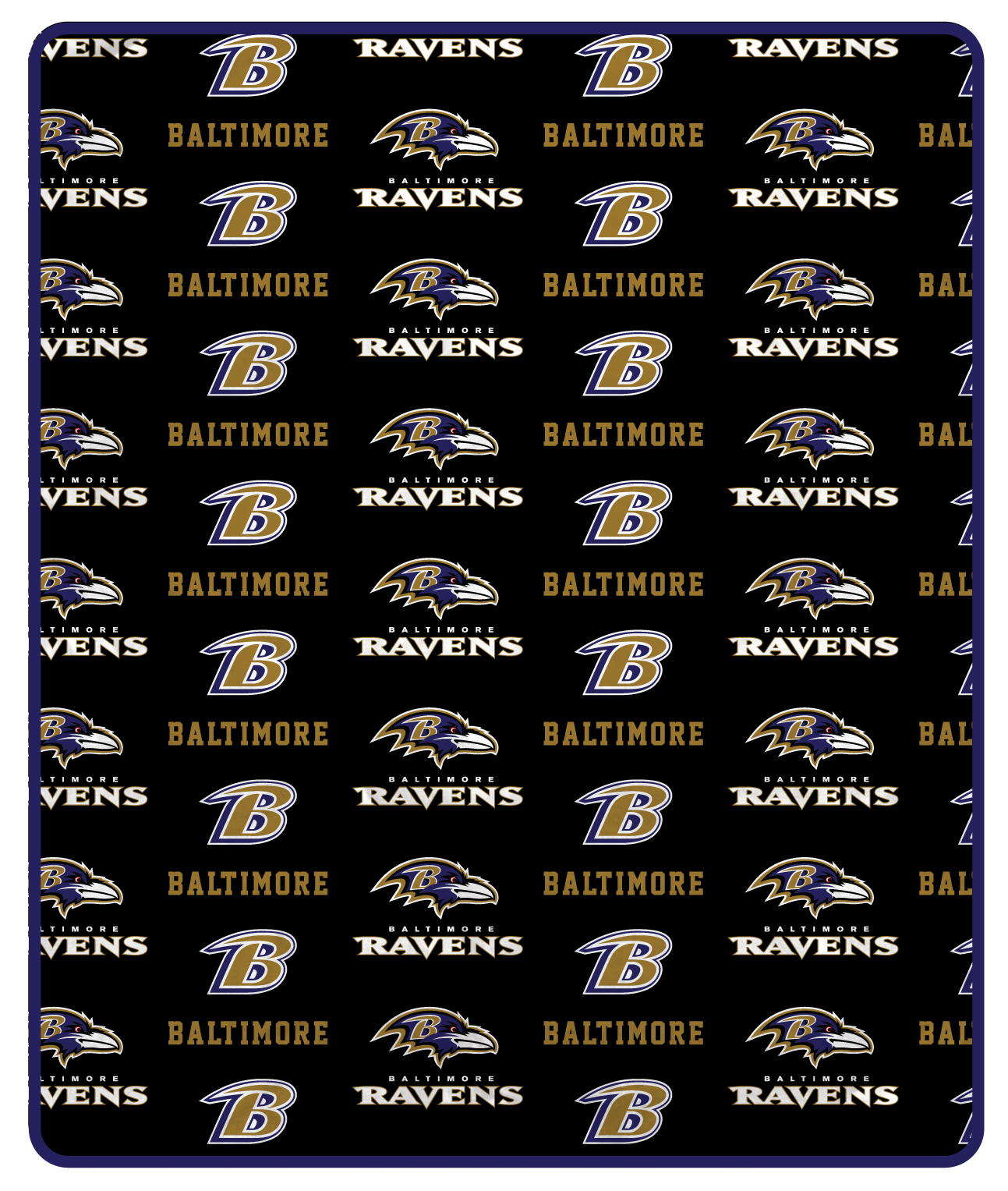 NFL Team Logo Print Soft Blanket
