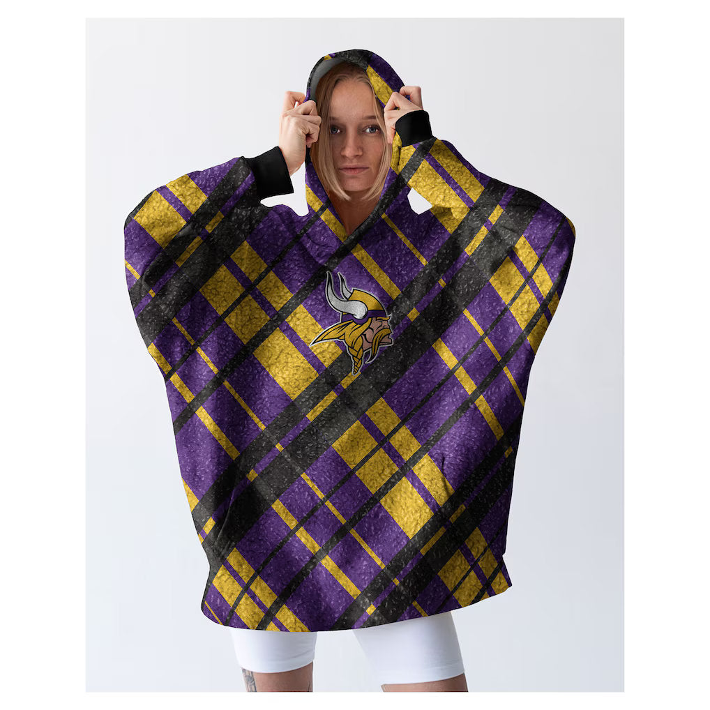 NFL Team Hooded Sherpa Blanket