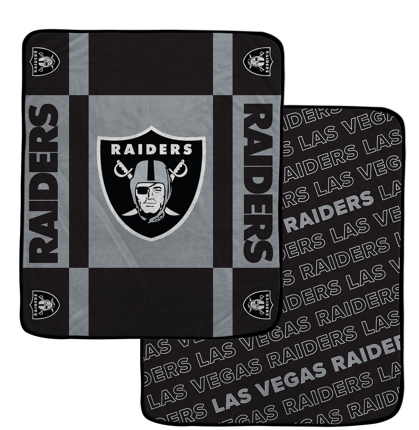Las Vegas Raiders NFL Team Reversible Soft Blanket 60x70