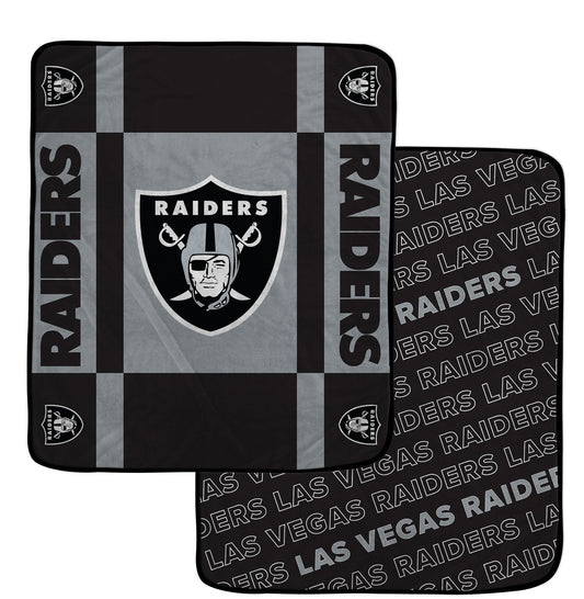 Las Vegas Raiders NFL Team Reversible Soft Blanket 60x70