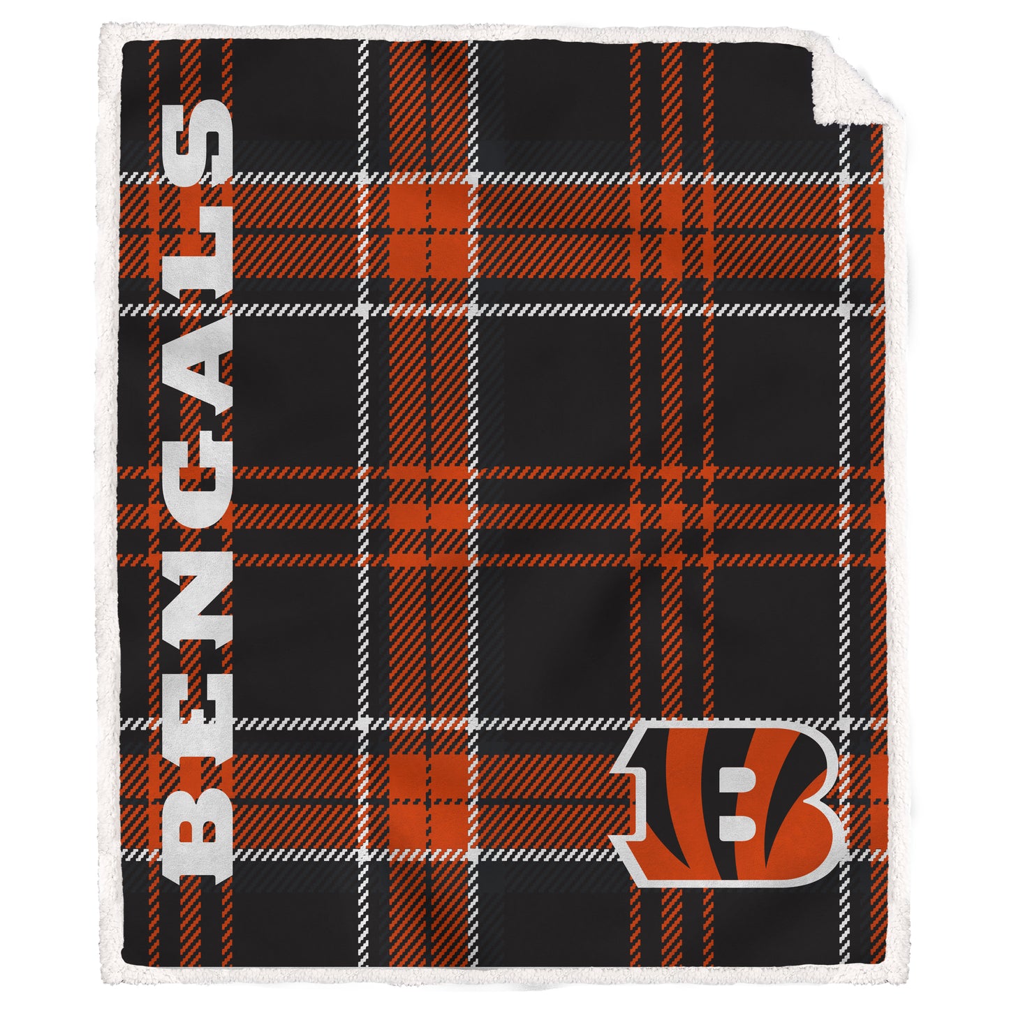 NFL Team Classic Plaid Sherpa Throw