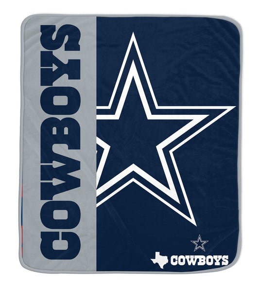 Dallas Cowboys NFL Team Logo Soft Throw 50x60