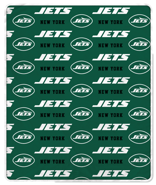 New York Jets NFL Team Logo Soft Blanket 60x70