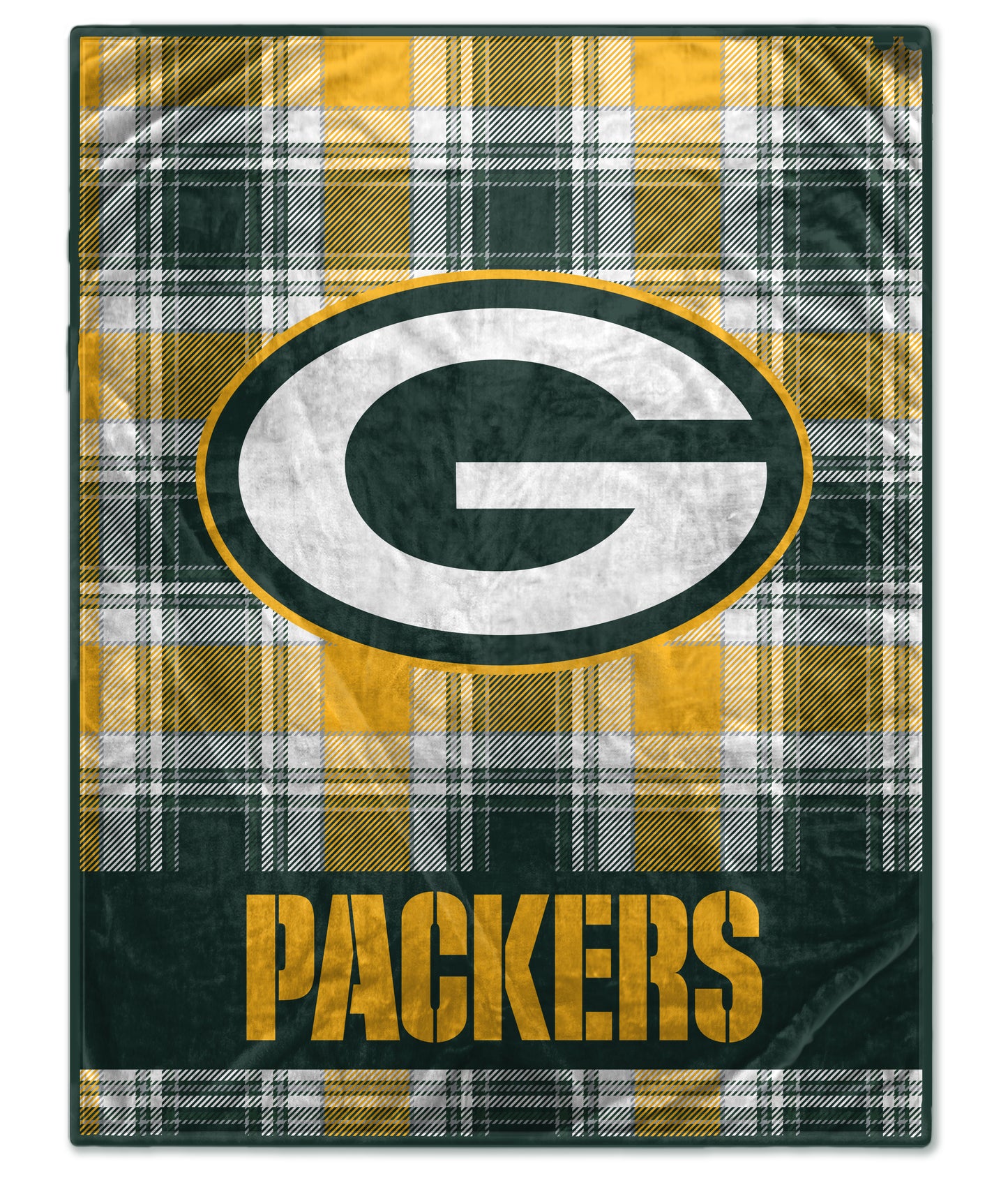 NFL Team Helmet Oversized Plaid Blanket
