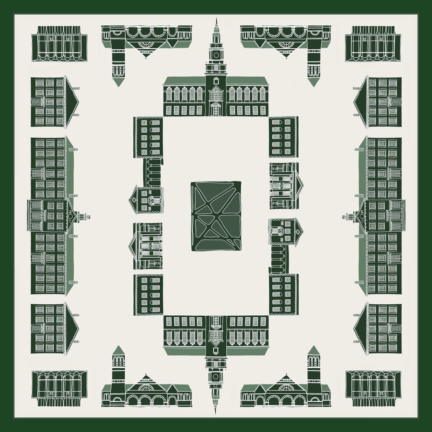 THE HANOVER BIG GREEN SCARF