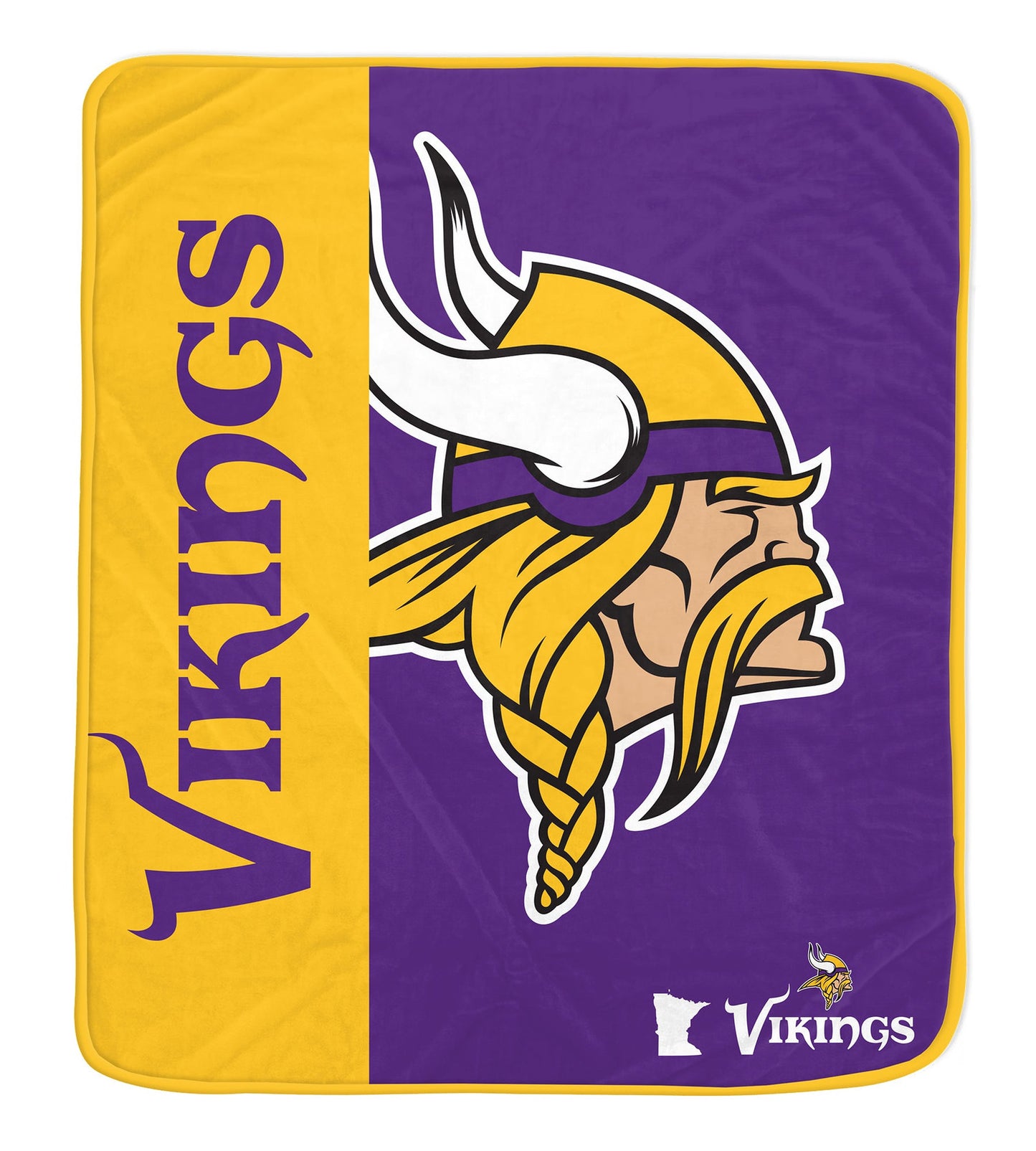 Minnesota Vikings NFL Team Logo Soft Throw 50x60