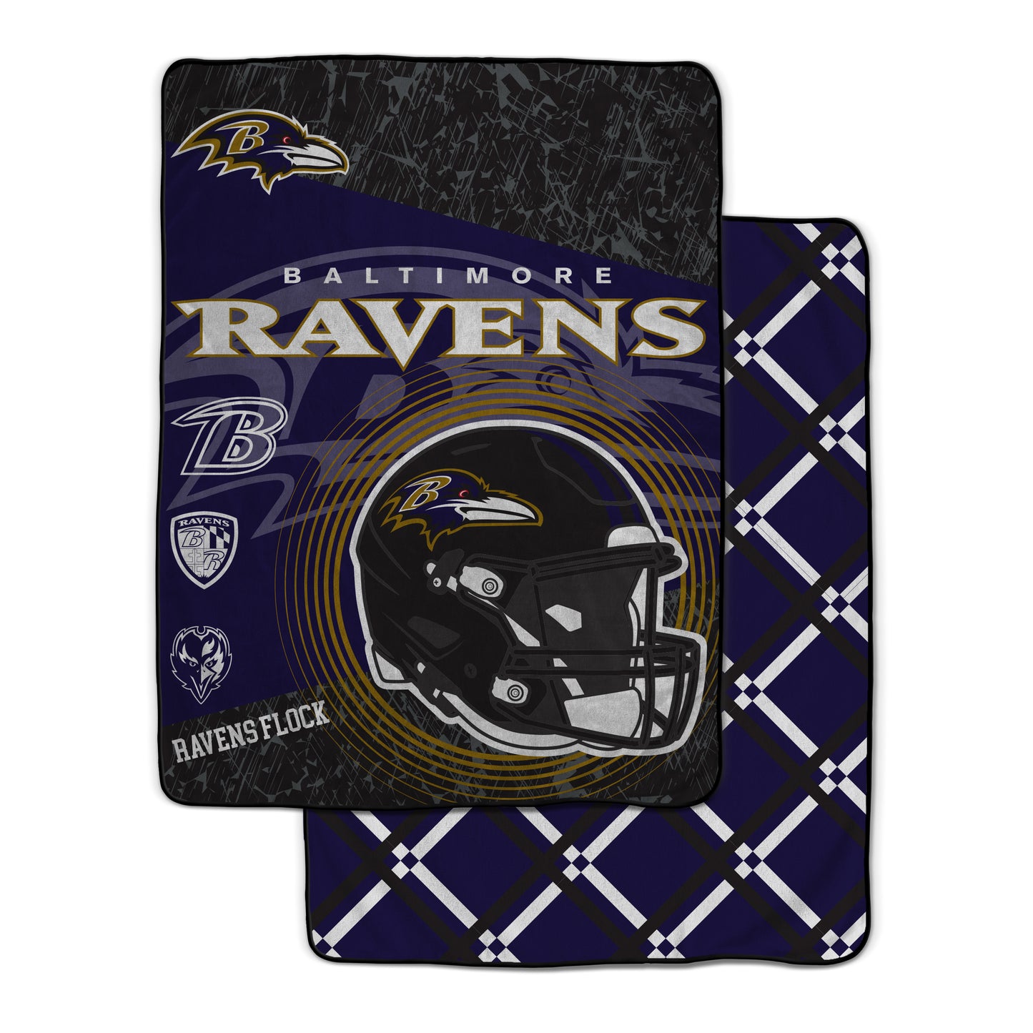 NFL Team Helmet Oversized Fleece Blanket