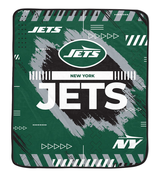 New York Jets NFL Team Modern Logo Blanket 60x72