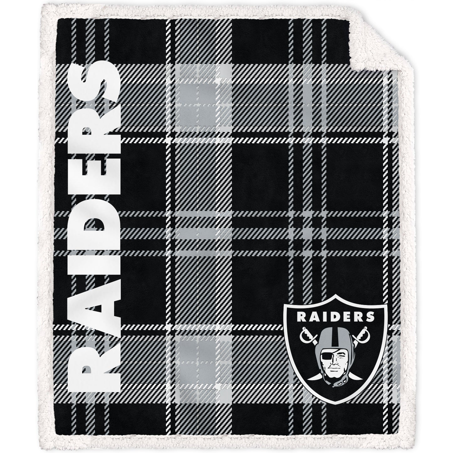 NFL Team Classic Plaid Sherpa Throw