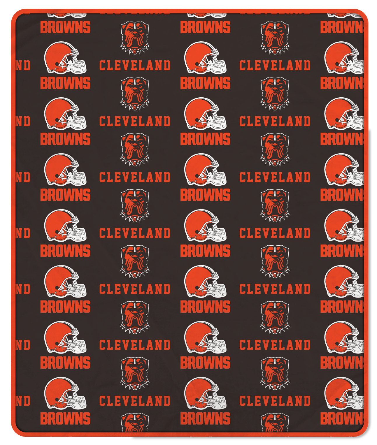 NFL Team Repeating Logo Fleece Throw