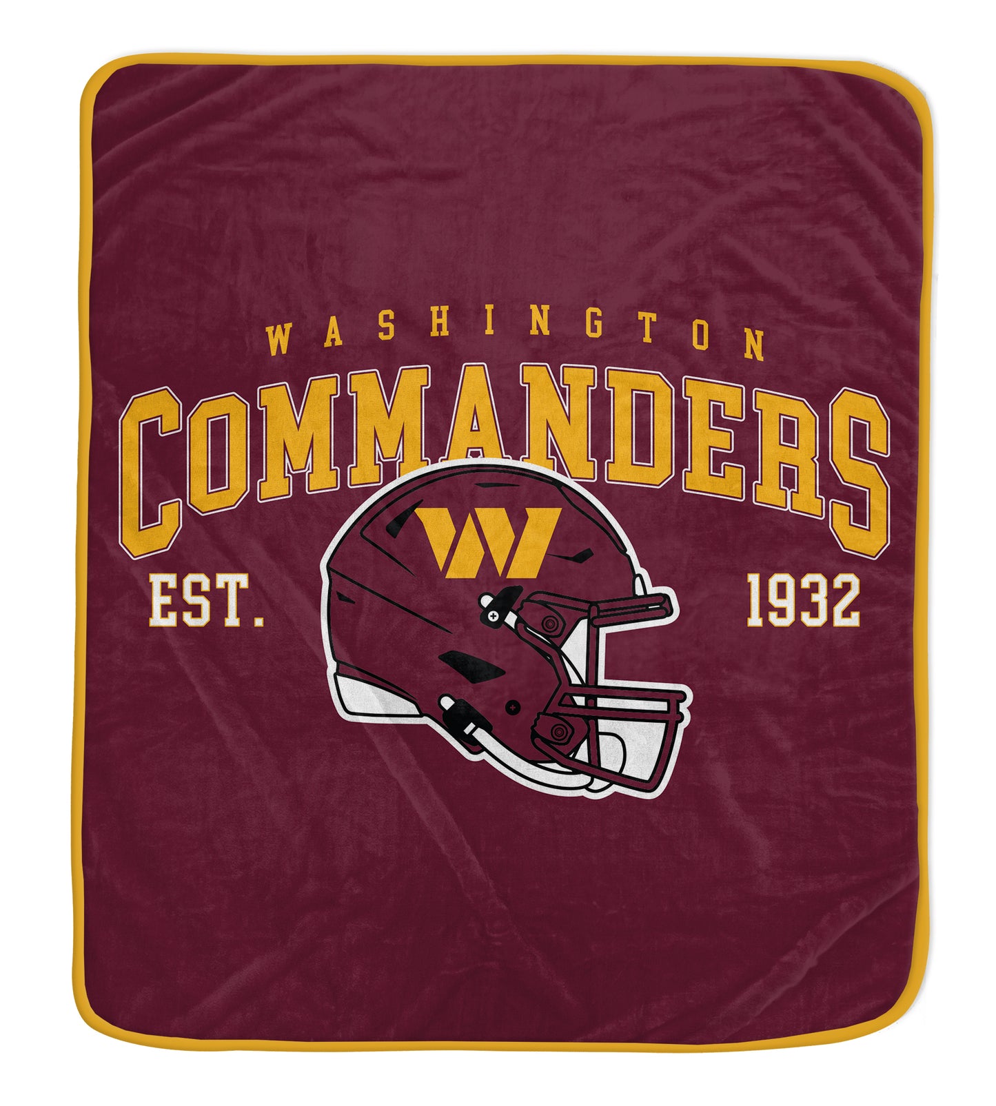 NFL Team Vintage Helmet Fleece Throw