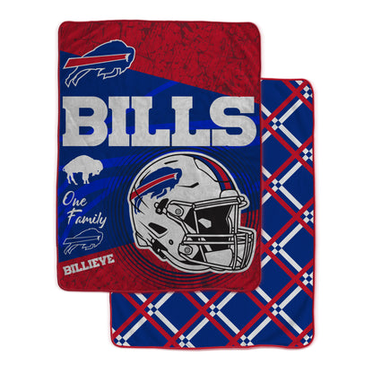 NFL Team Helmet Oversized Fleece Blanket