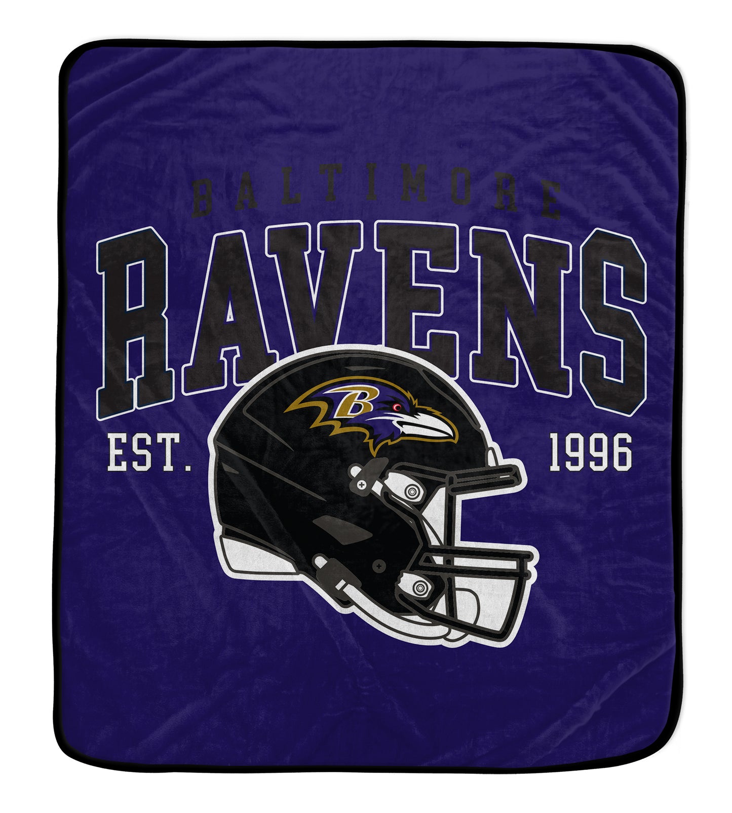 NFL Team Vintage Helmet Fleece Throw